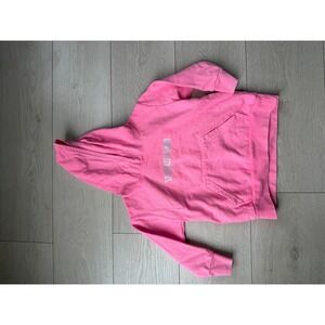 Talentless Kids Pink Cotton Hoodie Sweatshirt Puff Logo Toddler 3T